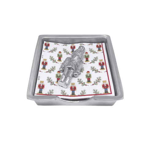 Mariposa Nutcracker Beaded Napkin Box