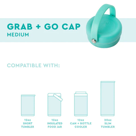 Swig Black Medium Grab + Go Cap