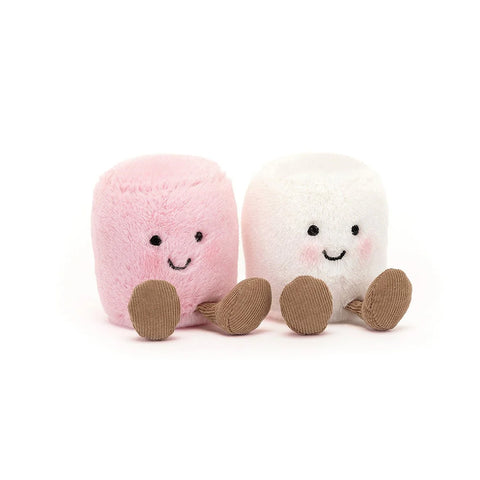 JELLYCAT AMUSEABLE PINK AND WHITE MARSHMALLOWS