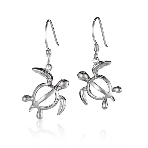 Alamea Turtle (Honu) Hook Earrings