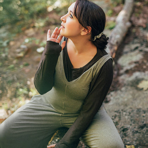Angelrox Farmer Jumpsuit Sage Heather