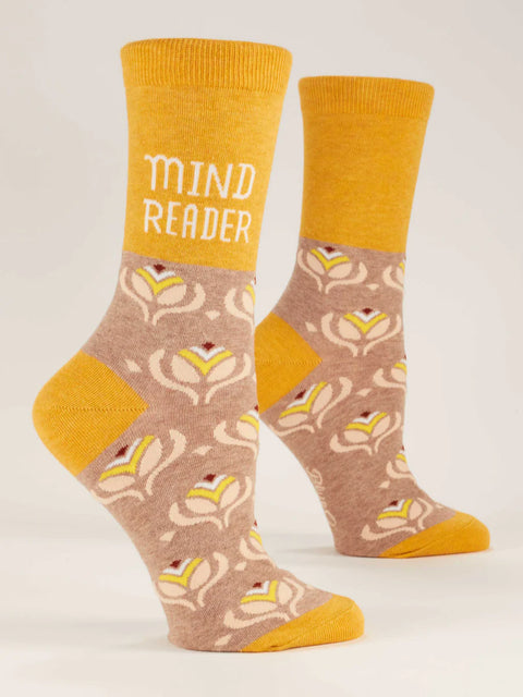 Blue Q Mind Reader Women’s Crew Socks