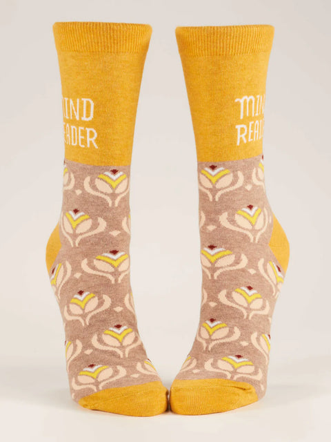 Blue Q Mind Reader Women’s Crew Socks