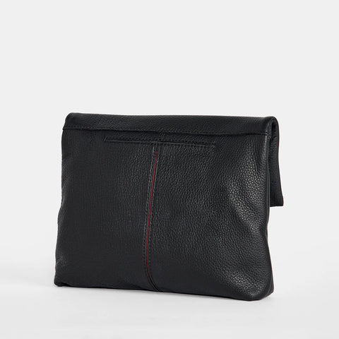 Hammitt VIP Medium Black/Gunmetal Crossbody Clutch
