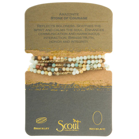 Scout Stone Wrap Amazonite - Stone of Courage