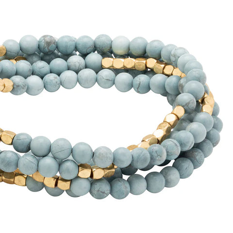 Scout Stone Wrap Blue Howlite - Stone of Harmony