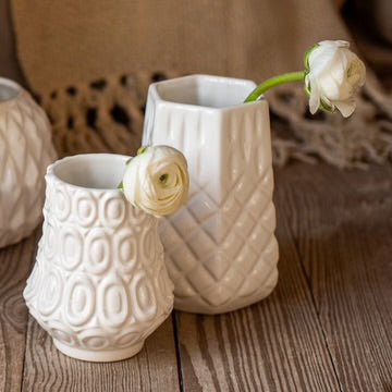 Vietri Tessere Hexagonal Bud Vase