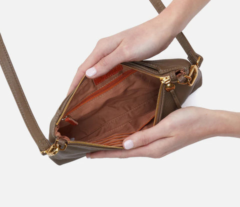 NEW Hobo DARCY DOUBLE Crossbody - Dark Elm