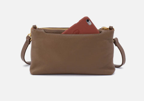 NEW Hobo DARCY DOUBLE Crossbody - Dark Elm