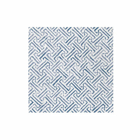 Vietri Papersoft Napkins Greek Key Blue Dinner Napkins - Pack of 20