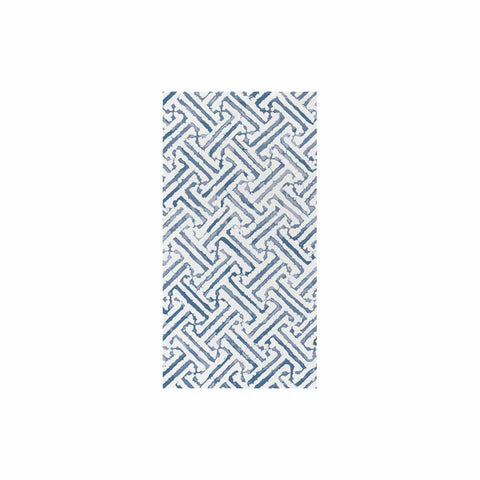 Vietri Papersoft Napkins Greek Key Blue Guest Napkins - Pack of 20