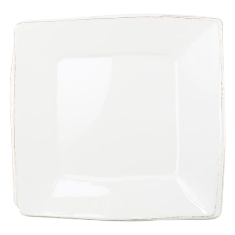 Vietri Melamine Lastra White Square Platter