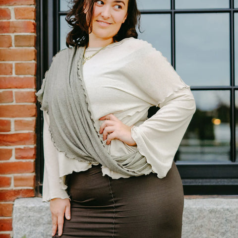 Angelrox Loop Infinity Scarf/Shawl Gold Shimmer