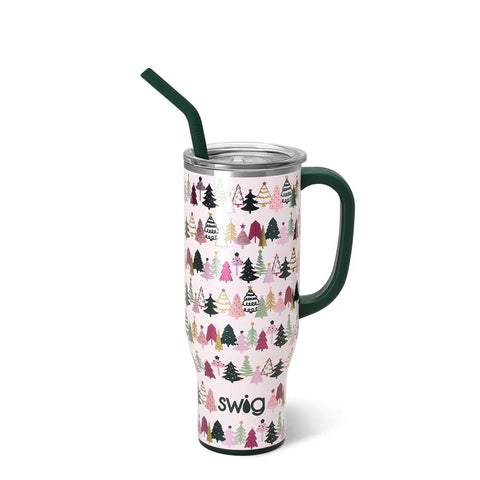 Swig Tinseled Trees Mega Mug 30 oz