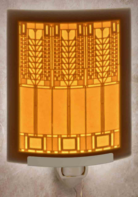 The Porcelain Garden Craftsman-Mission Curved Night Light