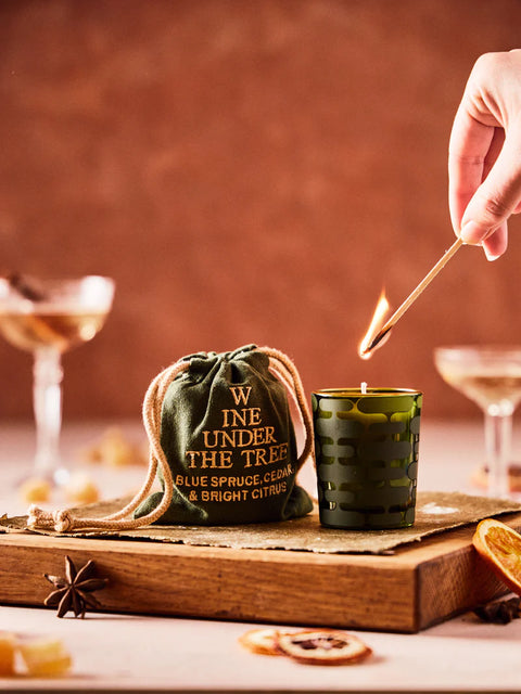 Rewined Holiday Bagged Candle - Wine Under the Tree