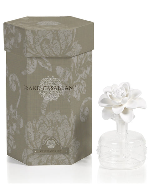 Zodax Mini Grand Casablanca Porcelain Diffuser Casablanca Lily