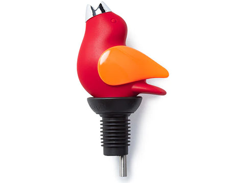 ChirpyTop™ Wine Pourer Red/Orange