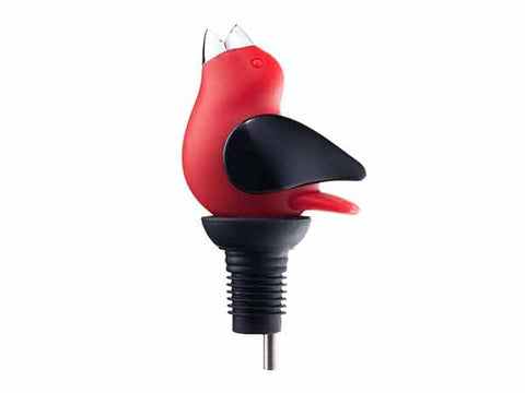 ChirpyTop™ Wine Pourer Red/Black