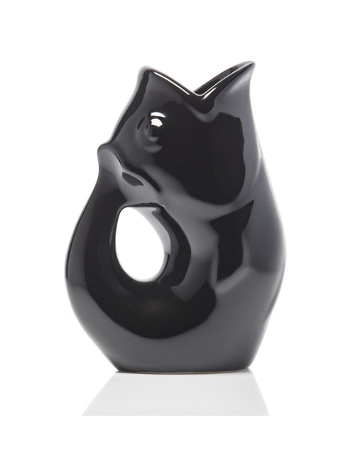 GurglePot Gurgling Fish Water Pitcher Black