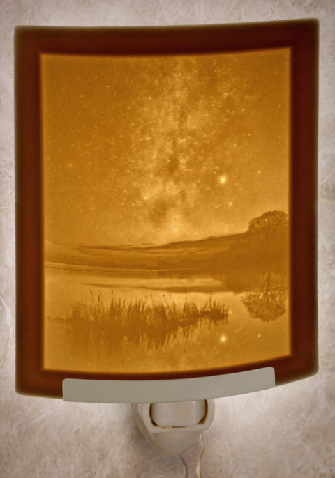 The Porcelain Garden Milky Way Curved Night Light