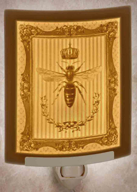 The Porcelain Garden Queen Bee Curved Night Light