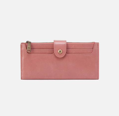 Hobo DUNN Continental Wallet Rose