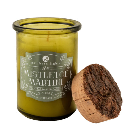 Northern Lights Mistletoe Martini Jar Candle