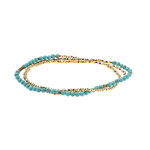 Scout Delicate Stone Turquoise/Gold - Stone of the Sky