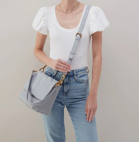 NEW Hobo HARLEY Convertible Shoulder Bag - Blue Pearl