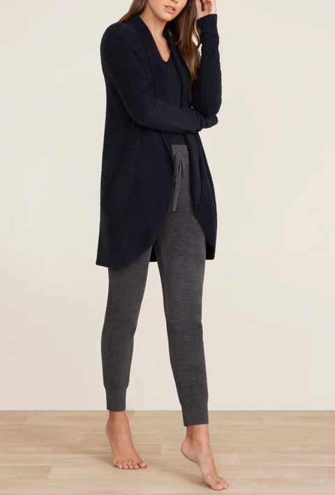Barefoot Dreams CozyChic Lite® Circle Cardi - Black