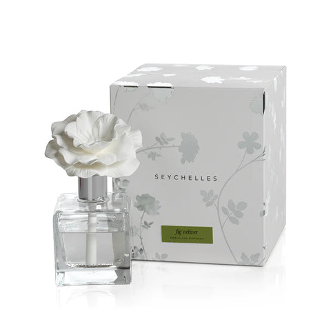 Zodax Apothecary Guild Seychelles Porcelain Diffuser Fig Vetiver