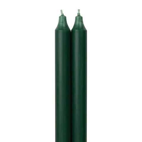 Northern Lights 12" Tapers Hunter Green - 2 Pack