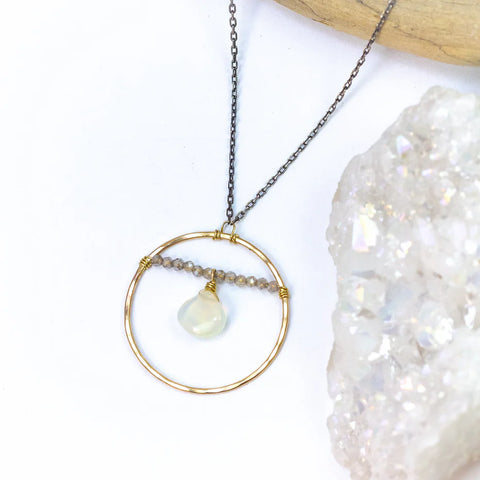 Laura J Opal Twilight Necklace