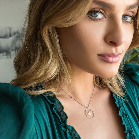 Laura J Opal Twilight Necklace