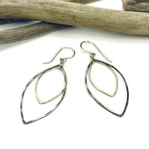 Laura J Karma Leaves Earrings