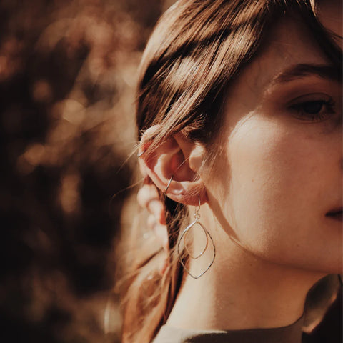 Laura J Karma Leaves Earrings
