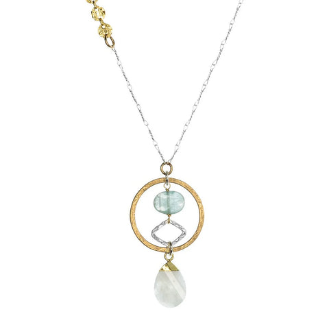Laura J Gemstone Harmony Necklace