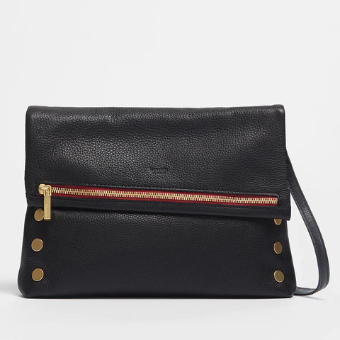 Hammitt VIP Large Black/brushed gold Red Zip