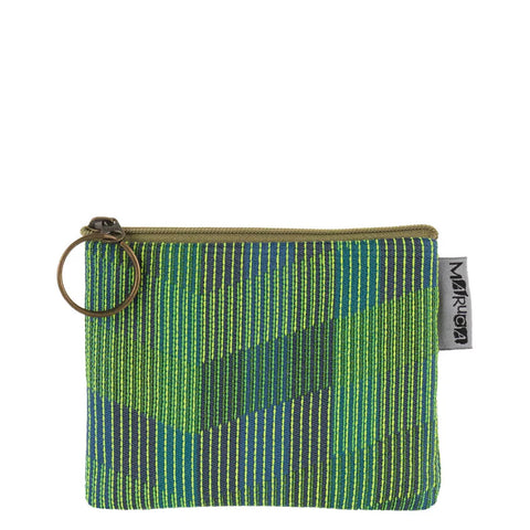 Maruca Coin Purse Chevron Green