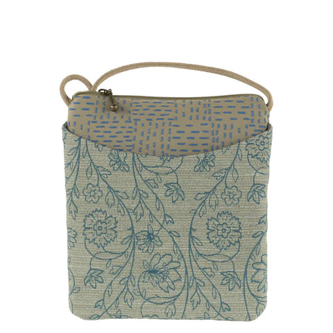 Maruca Cupcake Small Crossbody Filigree Teal
