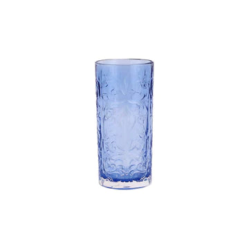 Vietri Barocco Cobalt High Ball Glass
