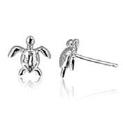 Alamea Honu (Turtle) Post Earrings