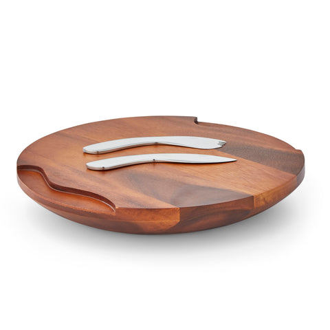 Nambe’ Cheese Block with Knife and Spreader