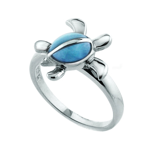 Alamea Larimar Honu (turtle) Ring