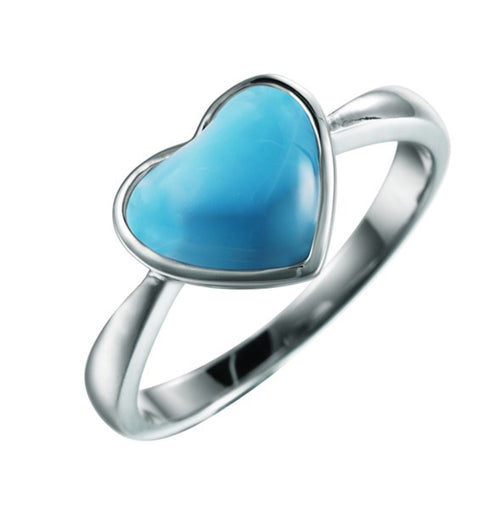 Alamea Larimar Heart Ring