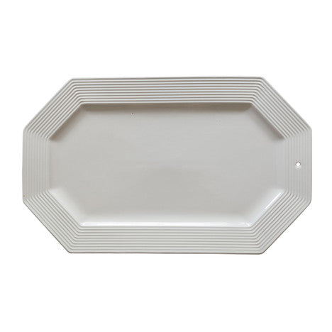 Nora Fleming Pinstripe Octagonal Platter