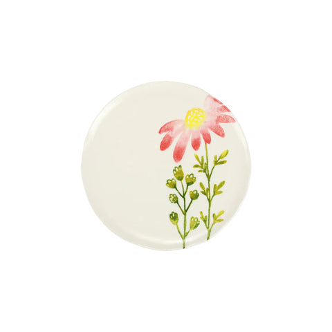 Vietri Fiori di Campo Daisy Salad Plate
