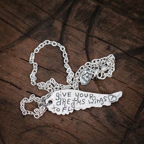 Island Cowgirl Wings to Fly Necklace
