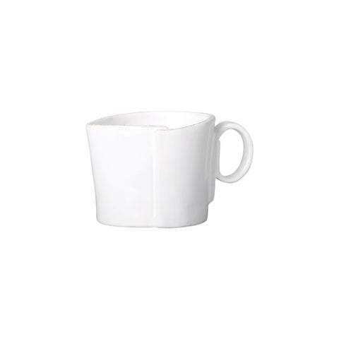 Vietri White Lastra Creamer
